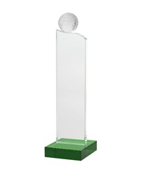 Zeige Details für Golf Crystal Green Base Award, in 3 Größen Bild von Golf Crystal Green Base Award, in 3 Größen